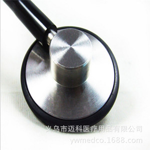 Stéthoscope en acier inoxydable Mk-121, noir, à tête unique, dispositif médical manuel pour adultes, usage domestique - Product Image 5