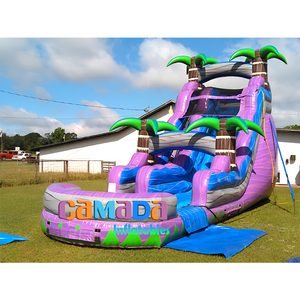 Piscine gonflable en PVC de 15 pieds Tropical <span class=keywords><strong>Inferno</strong></span> pour enfants et adultes Utilisation en extérieur Toboggan gonflable pas cher Henan - Product Image 4