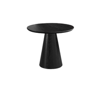 Nouvelle combinaison de table à thé ovale de couleur crème et noyer de luxe moderne pour chaises de salon-Style du vent