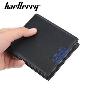 Baellerry <b>Men's</b> Short <b>Wallet</b> Brown Slim Soft Leather Multi Card Slot Everyday Use - Product Image 5