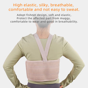 Ceinture de soutien thoracique médicale réglable, protection professionnelle moderne, pour côtes cassées, disloquées, en nylon et coton - Product Image 4