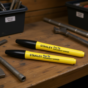 Paquete de 2 Marcadores Permanentes de Punta Fina Stanley - Product Image 3