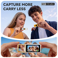 G22 Taşınabilir Anahtarlık Kamera 1080P HD Kayıt 27.2g Ultra Hafif, 1.47 İnç LCD Ekran, 21 Yaratıcı Filtre PC Web Kamerası Fonksiyonu