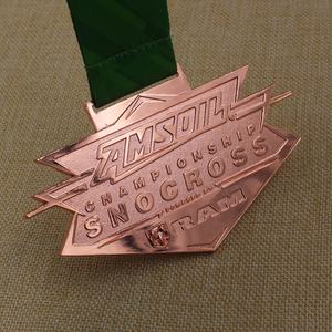 Médaille de championnat de cross-country AMSOIL City 3D Design personnalisé or brillant <span class=keywords><strong>argent</strong></span> bronze - Product Image 3
