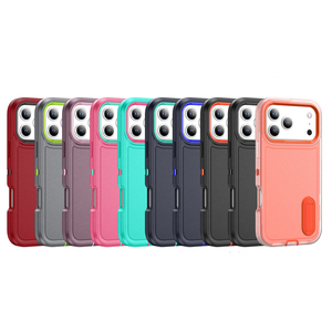 Funda para iPhone 17 con Soporte 3 en 1, Resistente, con Anillo de Soporte, para iPhone 17 Pro Max, Air 16, 15, 14 - Product Image 1