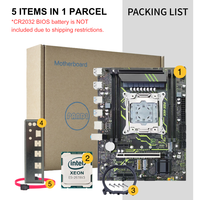PANDL NEW X99-XD4 M-ATX 4X DDR4 ECC RAM Gaming Motherboard Kit Intel Xeon E5 2678 V3 X99 Motherboard Combo Xeon X99 Kit.