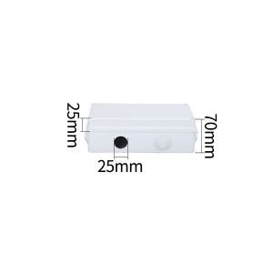 200x100x70mm IP65 <b>Waterproof</b> Junction <b>Box</b> ABS Plastic Pre-drilled 8 Holes with Rubber Plugs Built-in Sealing Strip Outdoor - Product Image 3