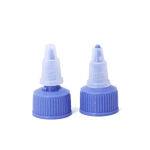 Top Grade 20/410 20Mm Twist-Open Dispensing Caps Plastic Nozzle Plastic Closure For Soft Glue Applicator Plastic Bottles