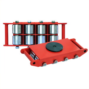 1.5-2.5 Ton Zware Vrachttrolley Met Platformstructuur Oem Aanpasbare Rubberen Wielen Voor Het Vervoeren Van Kleine Tanks Lading - Product Image 1