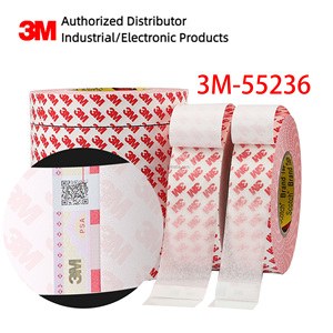 Ruban adhésif acrylique haute adhérence <span class=keywords><strong>3M</strong></span> 55236 0,12 mm, double face, idéal pour la laminage, partenaire agréé <span class=keywords><strong>3M</strong></span> en Chine - Product Image 1