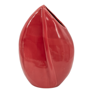Vaso in ceramica lucido a forma di goccia, vaso scultoreo per fiori, per soggiorno, camera da letto, ufficio, decorazione da scrivania - Product Image 1