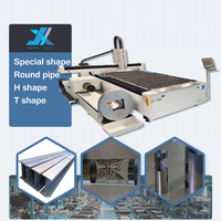 Machine de découpe laser industrielle CNC à double poutre en fibre JX pour la découpe de matériaux métalliques