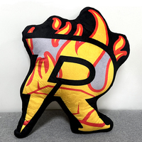 Housse de coussin de voyage en peluche carrée personnalisée taie d'oreiller douce et sensorielle à jet décoratif