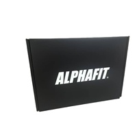 Mattschwarzer Well pappkarton Transport Post verpackungs box für Kleidung Versand Briefkasten Papier Mailer Boxen