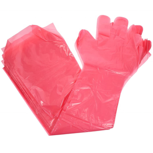 Tierarzt-inseminierungswerkzeug lange inseminierungshandschuhe pe tierversuchs-handschuhe für <span class=keywords><strong>semenex</strong></span> - Product Image 1