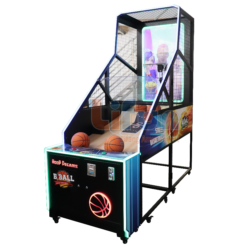 LiFun Commercial Basketball Game 55" LCD Arcade Machine Coin Operated Amusement with 1 Year Warranty