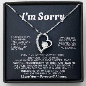 Collar con Colgante de Corazón de Cobre Personalizado con Texto - Fundición Clásica, Regalo de Perdón y Reconciliación para Parejas, Artesanía UIONEN - Product Image 2