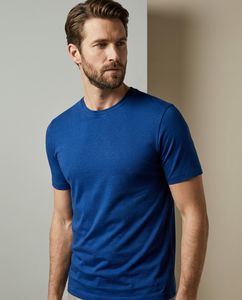 Camiseta de Cuello Redondo de 180G - Estilo Occidental Minimalista, Tejido Transpirable y Anti-Mosquitos, Agradable al Tacto - Product Image 1
