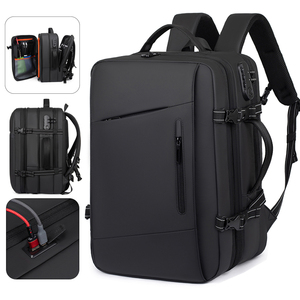 <span class=keywords><strong>Mochila</strong></span> Expandible Antirrobo para Viajes de Negocios, Gran Capacidad, Puerto de Carga Dual USB <span class=keywords><strong>Tipo</strong></span>-C, Banda Reflectante - Product Image 1