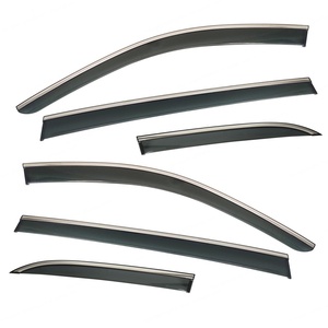 6 déflecteurs de vitres latérales adhésifs pour Lixiang L9, pare-pluie et déflecteurs de vent - Product Image 1