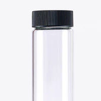 Botol obat reagen Mini, botol kaca bening Amber 2ml 3ml 4ml 5ml 8ml 10ml 12ml 15ml 20ml 30ml 40ml 50ml 60ml 100ml
