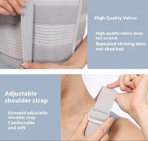 Attelle de taille côtelée élastique respirante-Support de protection de poitrine à compression de classe I pour une durabilité et un confort améliorés - Product Image 4