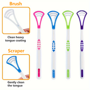 Brosse de Nettoyage de <span class=keywords><strong>Langue</strong></span> en Plastique 18cm*2.9cm – Source Fabricant – <span class=keywords><strong>Grattoir</strong></span> à <span class=keywords><strong>Langue</strong></span> Double Face en Silicone avec Brosse - Product Image 5