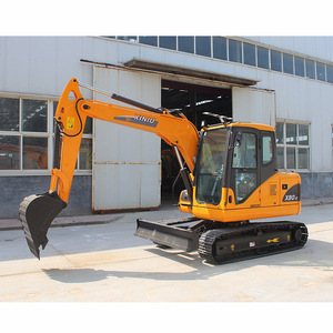 Excavadora de cadenas hidráulica Rhinoceros XN80E de 8 toneladas, máquina excavadora mini importada, marca con certificado CE/EPA - Product Image 4