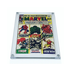 Vetrina <span class=keywords><strong>per</strong></span> <span class=keywords><strong>fumetti</strong></span> in acrilico magnetico con cornice Lucite di protezione UV - Product Image 1