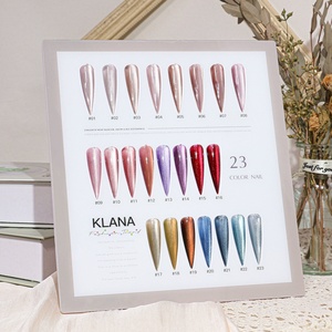 KLANA Cat Eye Gel <b>Nail</b> Art 23 Colors Gel <b>Nail</b> Polish Set Non Toxic Magnetic Uv <b>Nail</b> Polish Custom Supplies - Product Image 5