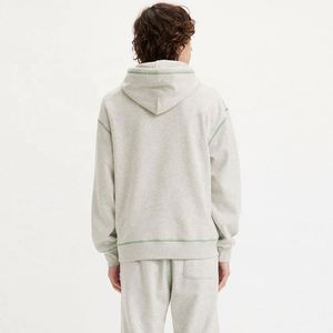 Sudadera con capucha gruesa de felpa francesa personalizada 480 Gsm para hombre, Sudadera con capucha de punto liso de alta calidad con letras bordadas de algodón 100% para otoño - Product Image 3