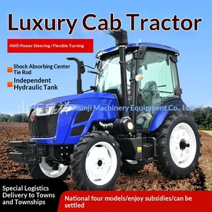 Tracteur à quatre roues avec excavatrice, machine à labourer pour terres agricoles, vergers, serres, machine rotative à double usage pour le sol - Product Image 1