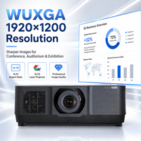 Projecteur laser 3LCD professionnel avec correction trapézoïdale H V WUXGA 15000 lumens ANSI pour grandes salles