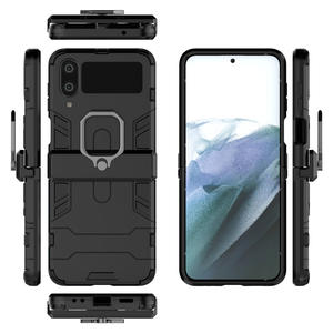 En Stock TPU PC antichoc porte-anneau étui de téléphone portable pour Samsung Galaxy Z <span class=keywords><strong>Flip</strong></span> 4 étui de téléphone portable à écran pliant - Product Image 4