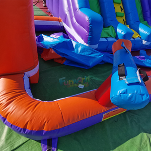 Backyard kids bounce house tobogan acuatico hinchable dual lane <b>inflatable</b> water slide with splash pool - Product Image 6