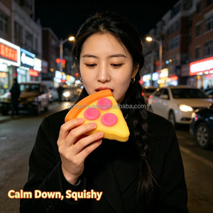 Boîte Mystère Pizza Squishy en Gros – Jouet Sensoriel Élastique Doux à Presser pour Femmes, Soulagement du Stress Quotidien, Détente et Divertissement, Idée Cadeau - Product Image 1