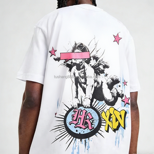 Astratte fantasia usato buon colletto auto sarcastico Tshirt Standard personalizzata per gli uomini dal vivo - Product Image 2