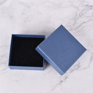 Custom Small Cardboard Kraft Paper <strong>Box</strong> with Foam Luxury Necklace Ring <strong>Earring</strong> Jewelry <strong>Gift</strong> Packing Boxes - Product Image 3