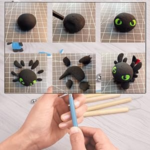Pâte à modeler à séchage à l'air JITENG, ultra-légère, <span class=keywords><strong>douce</strong></span>, magique, pâte à modeler DIY, couleurs primaires pour adultes, kit d'art et d'artisanat - Product Image 5
