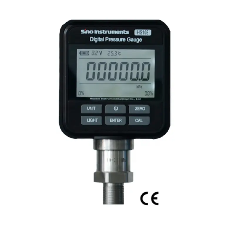 HS108 Accuracy 0.025%F.S Digital Pressure Gauge Manometer 0~200bar 0~350bar 0~400bar 0~700bar -1~0bar 0~0.6bar 0~1.6bar