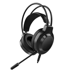 Toptan fiyat oyun kulaklığı kablolu kulaklık Stereo kafa bandı kulaklık bilgisayar PC oyun mikrofonlu kulaklıklar
