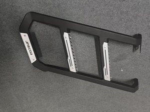 Escalera Trasera de Techo Estilo Mecha de Aluminio Mate Antideslizante, Instalación sin Pérdidas, Todoterreno, para Chery Jaecoo J7 SQR Negro 2006-2010, de Fábrica - Product Image 4