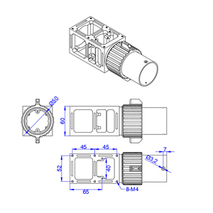 RJXHOBBY Aluminum Alloy 50mm Folding Parts with AS150U <b>Quick</b> Release Plug Connector, Tube <b>Clamp</b> Fixing Base for Agricultural - Product Image 6