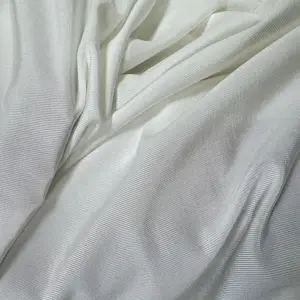 Knnited Fabric With Elastane Viscose Stretch Jersey Fabric For Bridal Wedding Dress