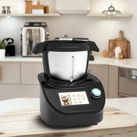 Robot culinaire électrique multifonctionnel intelligent avec bol en verre, commande par application Wi-Fi, en acier inoxydable, 3L, pour la cuisson