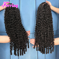 Wig Rambut Asli India Raw Indian Loose Deep Wave 30 Inch Burmese Curly Wave Full Lace Human Hair Wig 180 Density 13X6 Deep Wave Lace Front Wigs