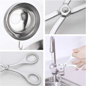 Outil de cuisine DIY à long manche pour boulettes de riz, fruits, boulettes de viande en acier inoxydable, pinces à boulettes de viande, cuillère à boulettes de viande - Product Image 5