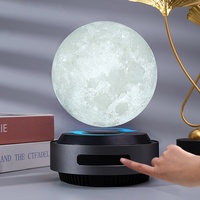 Lámpara De Luna levitante Levitante magnética Levitación automática Luz nocturna Impresión 3D Lámpara De Luna Tecnología sentido Luz decorativa
