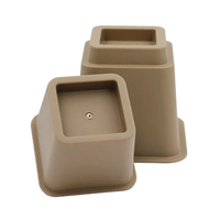 Rehausseurs de lit modernes réglables en plastique robuste de 3, 5 et 8 pouces, lot de 8 pour meubles de cuisine et de salon