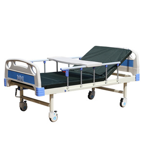 Wood Board Hospital Bed With Guardrails <b>Adjustable</b> For Elderly And Home Use - Product Image 2
